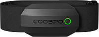 Монітор серцевого ритму COOSPO нагрудний ремінь Bluetooth ANT+ подвійний датчик IP67 чорний
