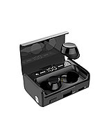Бездротові навушники TWS-Q10 чорні з мікрофоном Bluetooth тривалий час роботи 5-6 годин