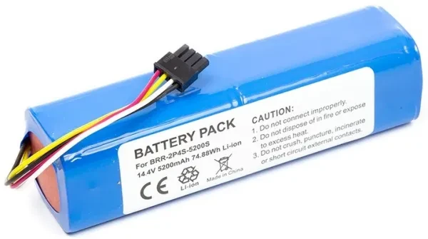 Акумулятор для пилососа PowerPlant Xiaomi Mi Robo Mijia Roborock S50 (TB921249) 5200mAh, фото 1