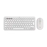 Комплект клавіатура та миша Logitech Pebble 2 Combo White (Eng)