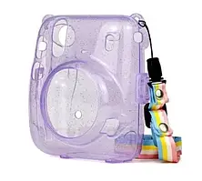 Чохол для фотоапарата Infinity Dustproof для Fujifilm Instax Mini 11 Purple з плечовим ременем