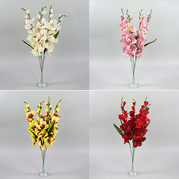 Гладіолус штучний | Д-9-11 см  В-65 см |Коробка-12 шт |виробник-Польща