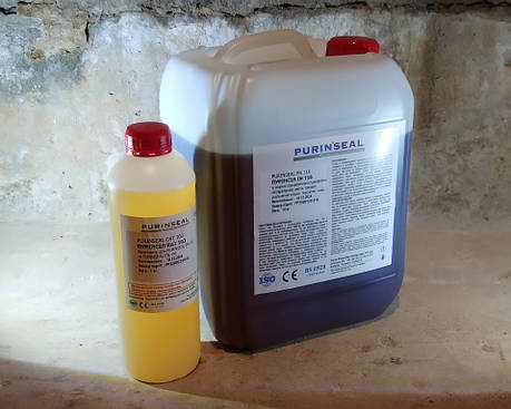 Пурінсіл ЕН 116 / Purinseal EN 116 - ін'єкційна 1-комп. поліуретанова смола (напівжорстка піна) 11 кг, фото 1