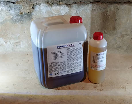 Пурінсіл ЕН 113 / Purinseal EN 113 - ін'єкційна 1-комп. поліуретанова смола (еластична піна) 11 кг, фото 1
