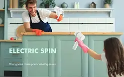 Щітка для чищення Infinity Electric Magic Brush Spin Scrubber 5-in-1 White