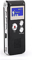 Диктофон MonoDeal USB з MP3-плеєром 8 ГБ убудованої пам'яті запис до 20 годин чорний