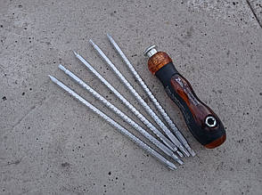 Набір викруток, універсальна двостороння з насадками 5513-6PC