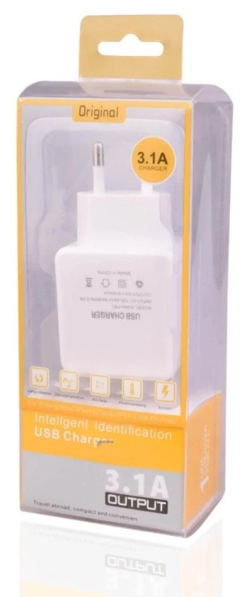 Зарядний пристрій Original 3.1 A USBx4 KeKe-F6C - Електроніка, фото 1