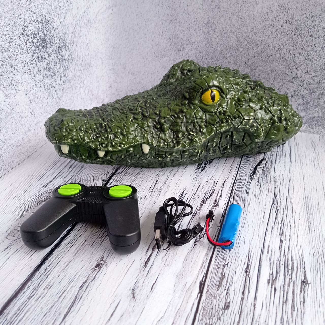 Крокодил на радіокеруванні Crocodile реалістичний з пультом - Дитячі іграшки, фото 1