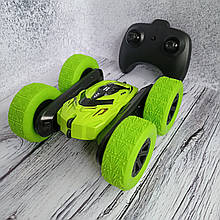 Трюкова машинка перевертень на радіокеруванні Rapidly stunt Car Зелений