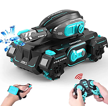 Танк всюдихід на радіокеруванні Vulcan 097 стріляє орбізами пульт браслет Чорний