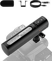 Конденсаторний мікрофон Nuroum AW-AM10B з шумоподавленням три моделі спрямованості чорний 15 годин роботи