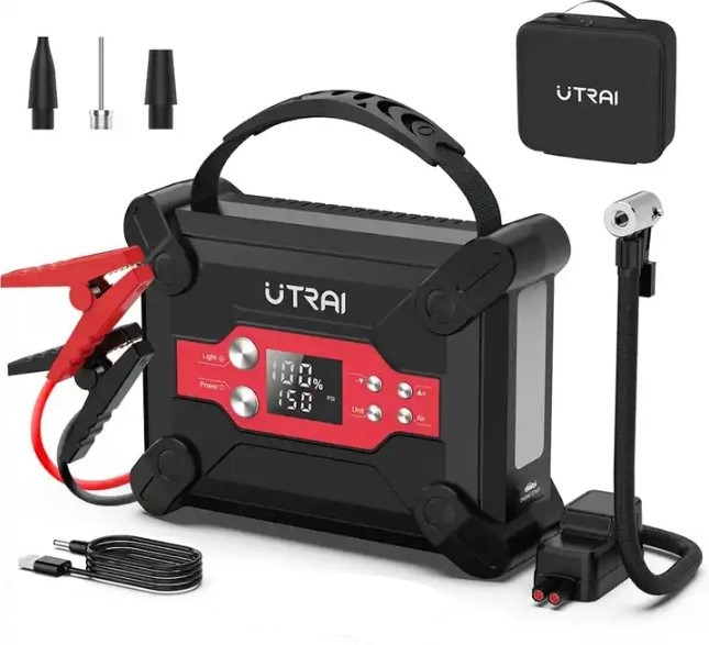 Пусковий автомобільний пристрій Jump Starter UTRAI Jstar 6 1800A/24000mAh 4в1