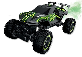 Трюкова швидкісна машинка на радіокеруванні Storm 4WD SUV позашляховик Зелений - Дитячі іграшки