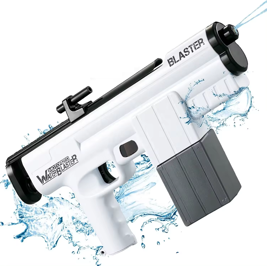 Електричний водний пістолет бластер Motorized water blaster на батарейках - Дитячі іграшки
