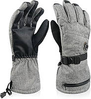 Перчатки с подогревом Aroma Season HG-520 аккумуляторные 3000 мАч серые для зимних активностей S/M