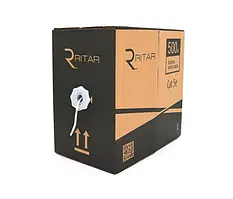 Вита пара Ritar КВП UTP (2 * 2 * 0.5) 2p 24 AWG White 500м