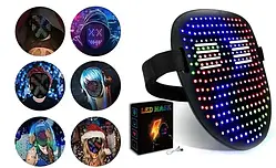 Маска для геймера Infinity Face Masks Bluetooth APP Control Smart Black
