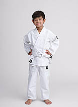 Кімоно для дзюдо дитяче з поясом біле унісекс Ippon Gear Kids Judo Gi Future 2 White 335 г/м² (110 см), фото 3