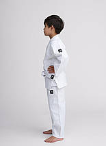 Кімоно для дзюдо дитяче з поясом біле унісекс Ippon Gear Kids Judo Gi Future 2 White 335 г/м² (110 см), фото 5
