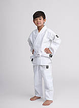 Кімоно для дзюдо дитяче з поясом біле унісекс Ippon Gear Kids Judo Gi Future 2 White 335 г/м² (110 см), фото 6