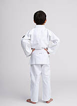 Кімоно для дзюдо дитяче з поясом біле унісекс Ippon Gear Kids Judo Gi Future 2 White 335 г/м² (110 см), фото 4