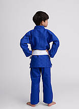 Кімоно для дзюдо дитяче з поясом синє унісекс Ippon Gear Kids Judo Gi Future 2 Blue 335 г/м² (150 см), фото 5