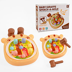 Дитяча іграшка стукалка ME 171 з 2 молоточками "Жираф"