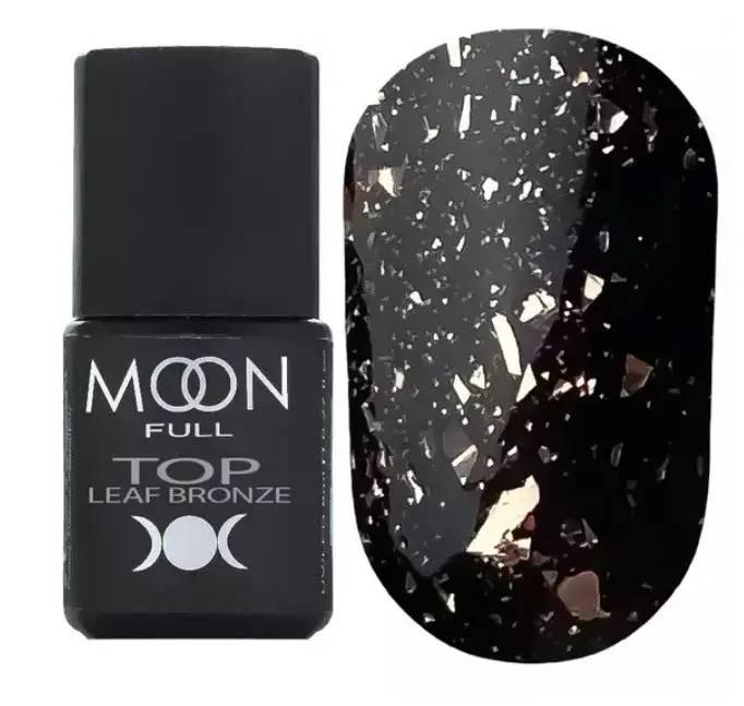 Топ без липкого шару MOON FULL Leaf bronze 8мл, фото 1