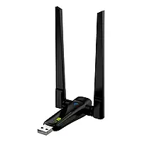 Мережевий адаптер Voltronic LV-UAC23D Black з подвійною антеною