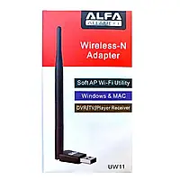 Мережевий адаптер Voltronic LV-UW11RK-5DB MTK7601 Black з антеною