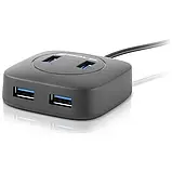 USB-хаб REAL-EL CQ-407 Black (EL123110011), фото 6