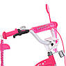Велосипед дитячий двоколісний сталевий Profi MB 16062-1 16" зріст 100-120 см вік 4 до 7 років Малиновий, фото 4