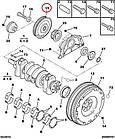Шків колінвала 153 мм Fiat Ducato 244, Peugeot Boxer 2, Citroen Jumper 2 (2002-2006) 2.0/2.2D, 0515S8, фото 5