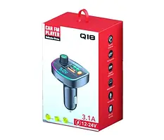 ФМ-модулятор Voltronic Q18 Black з еквалайзером