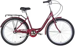 Велосипед Дорожник RUBY 26 17 2022 Dark Red (OPS-D-26-209)