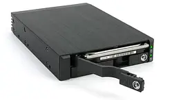 Внутрішня кишеня для диска FANTEC MR-25DUAL 2.5 Inch SATA Black + SAS HDD/SSD Mobile Frame
