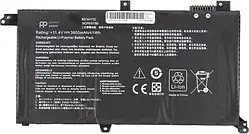 Акумулятор до ноутбука PowerPlant ASUS VivoBook S14 S43 (B31N1732) Black 11.4V 3600mAh