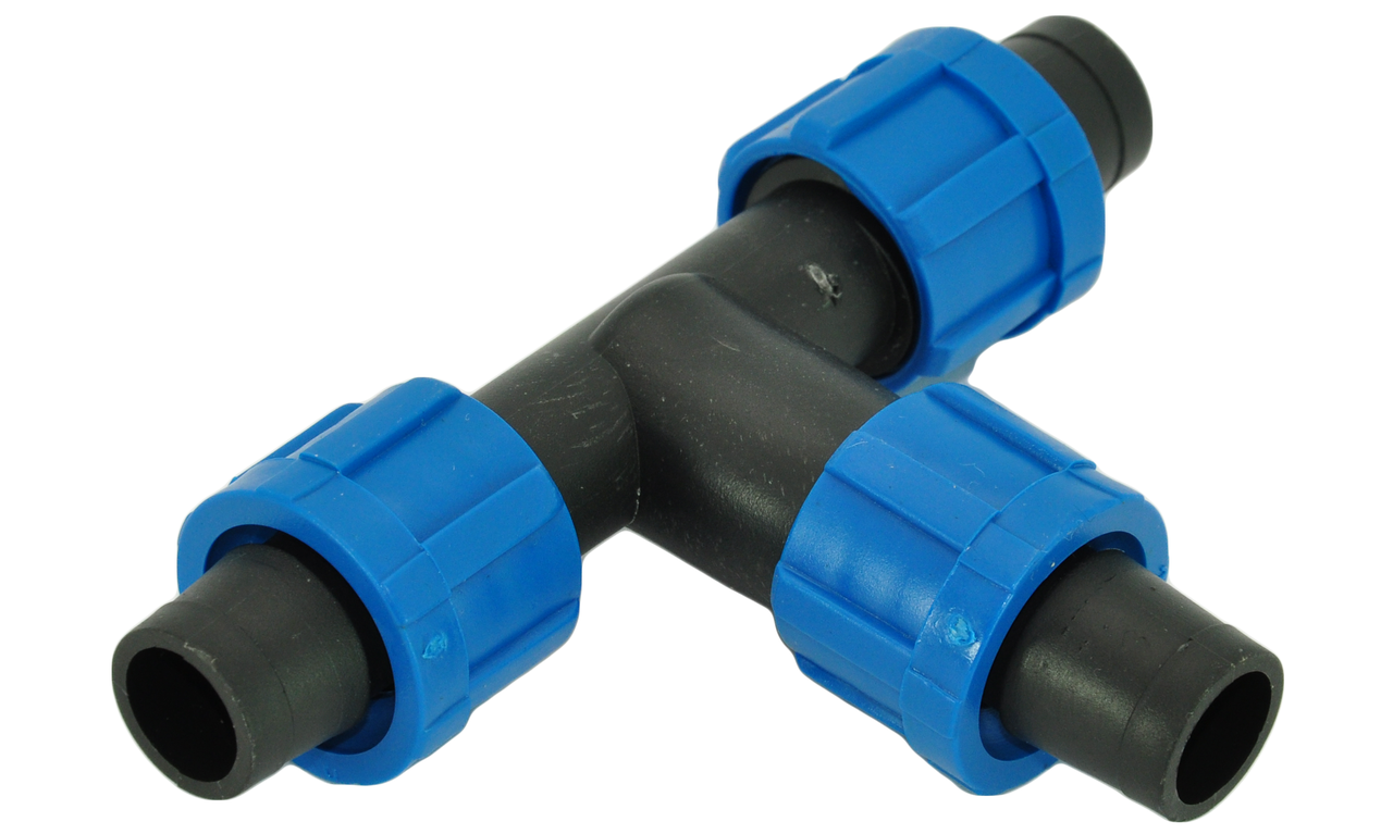 Трійник Сантехпласт для крапельної стрічки