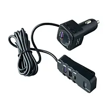 ФМ-модулятор DC (TC-21) Bluetooth 5V/12V/24V/6.2A Black