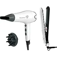 Фен Rowenta Pure Collection White + випрямляч