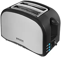 Тостер Brock BT 1003 SS Black Silver 800Вт