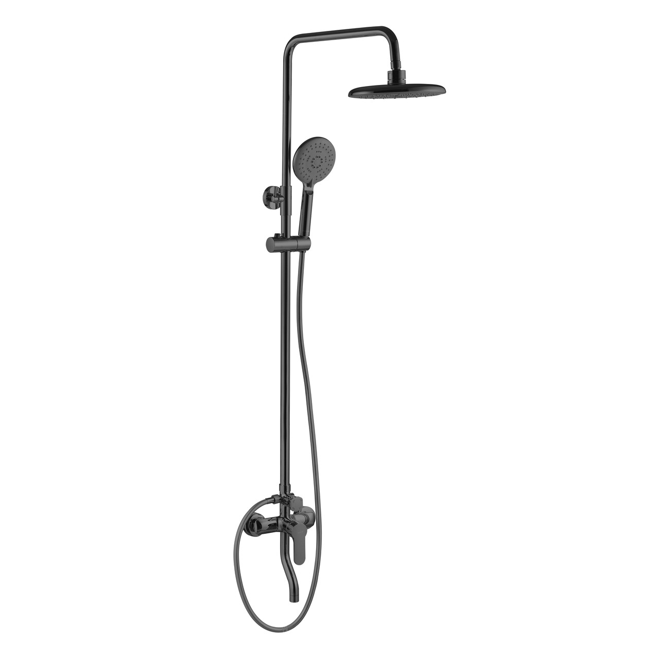 MODUS B система душова (змішувач для душа з виливом, душ d220 мм ABS, лійка 120 мм 3 режими, штанга 140 см,