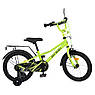 Велосипед дитячий двоколісний сталевий Profi MB 16013-1 16" зріст 100-120 см вік 4 до 7 років Салатовий, фото 2