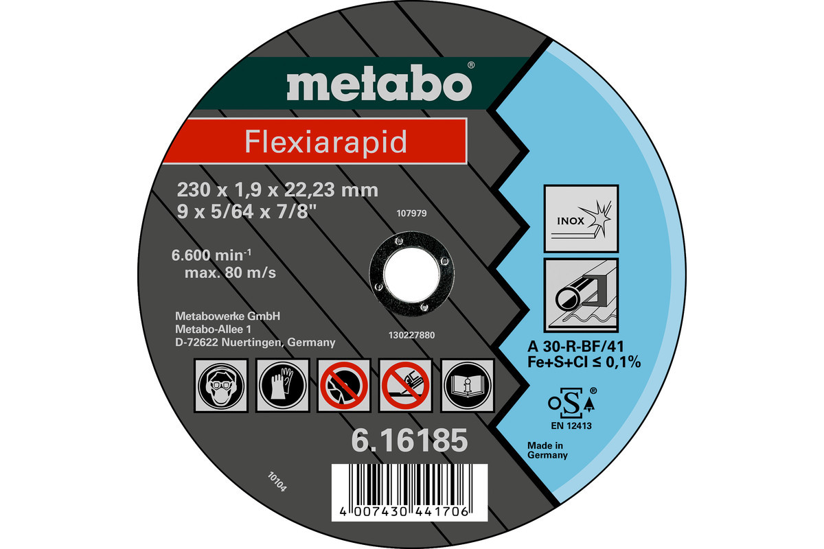 Flexiarapid 125x1,6x22,23 Inox, TF 41 (616182000)
