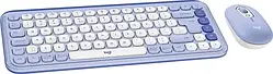 Комплект клавіатура та миша Logitech Pop Icon Combo Lilac (920-013078)