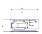 Акрилова ванна Redokss San SIRACUSA 1600х700, фото 5