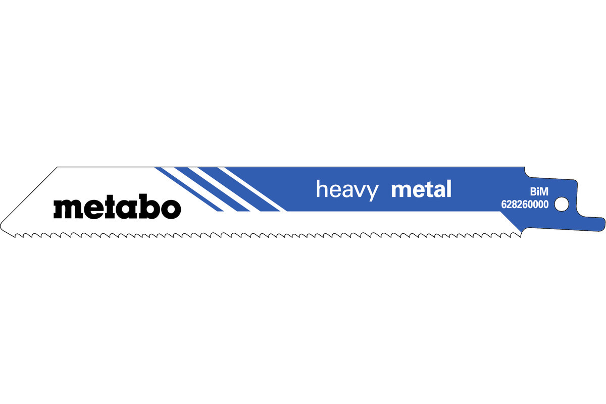 5 пилкових полотен для шабельних пилок «heavy metal», 150 x 1,25 мм (628260000)