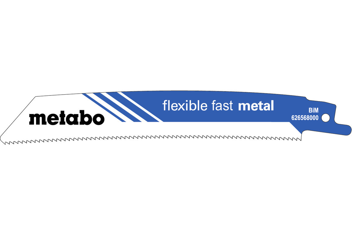 5 пилкових полотен для шабельних пилок «flexible fast metal», 150 x 0,9 мм (626568000)