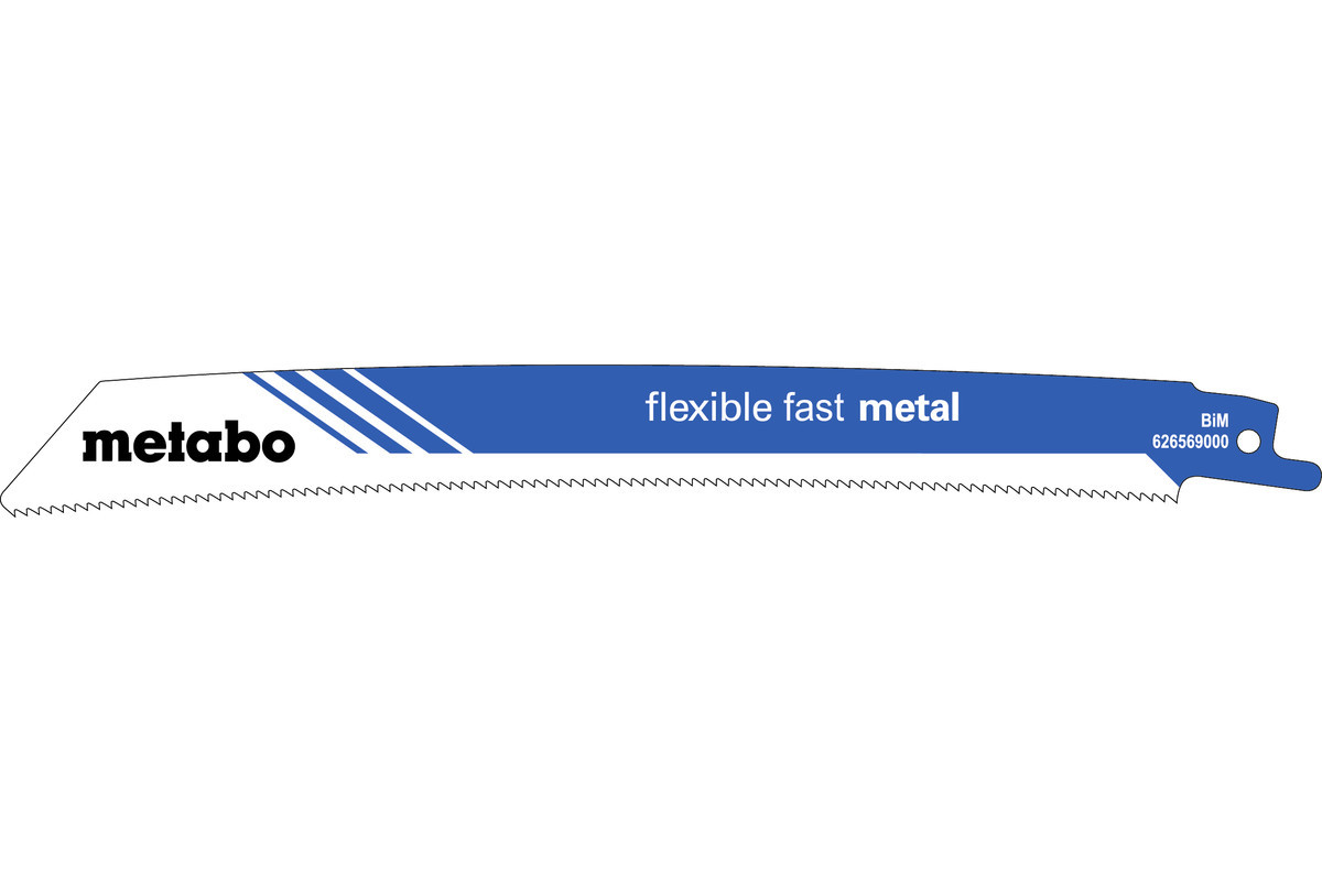 5 пилкових полотен для шабельних пилок «flexible fast metal», 225 x 0,9 мм (626569000)